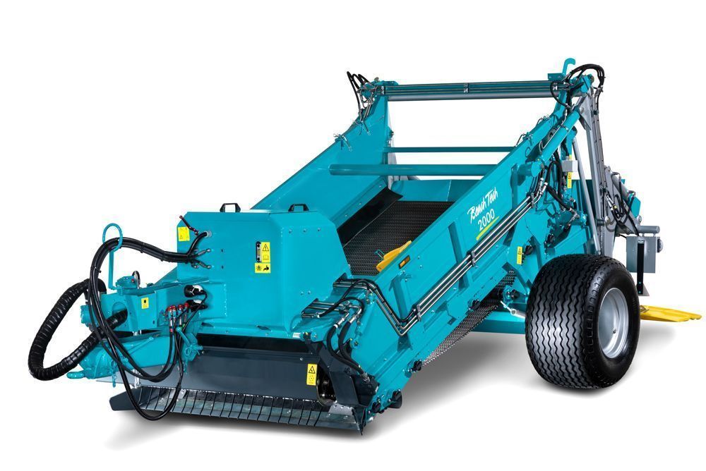 Limpiaplayas BeachTech 2000 - Vista frontal del equipo